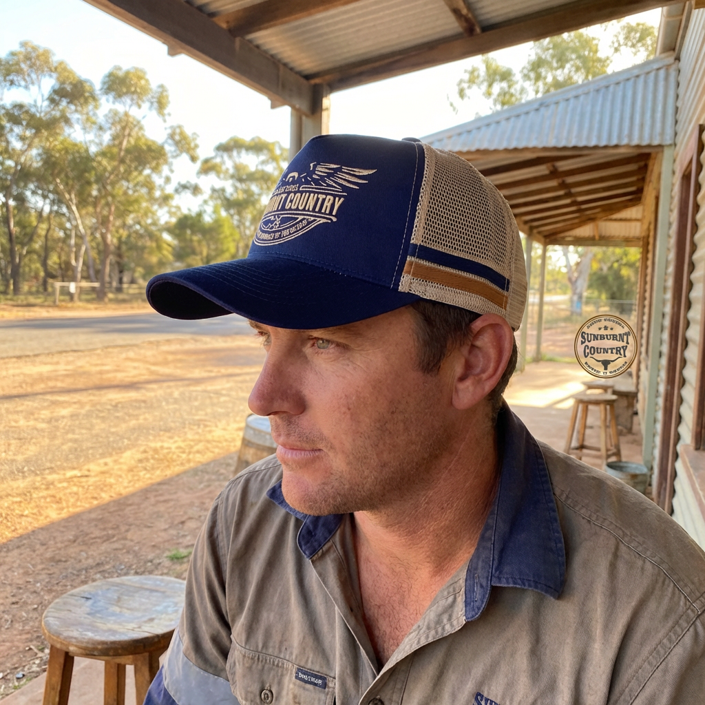 Sunburnt Country Clothing – Nullarbor Trucker Cap | Australian Country Headwear