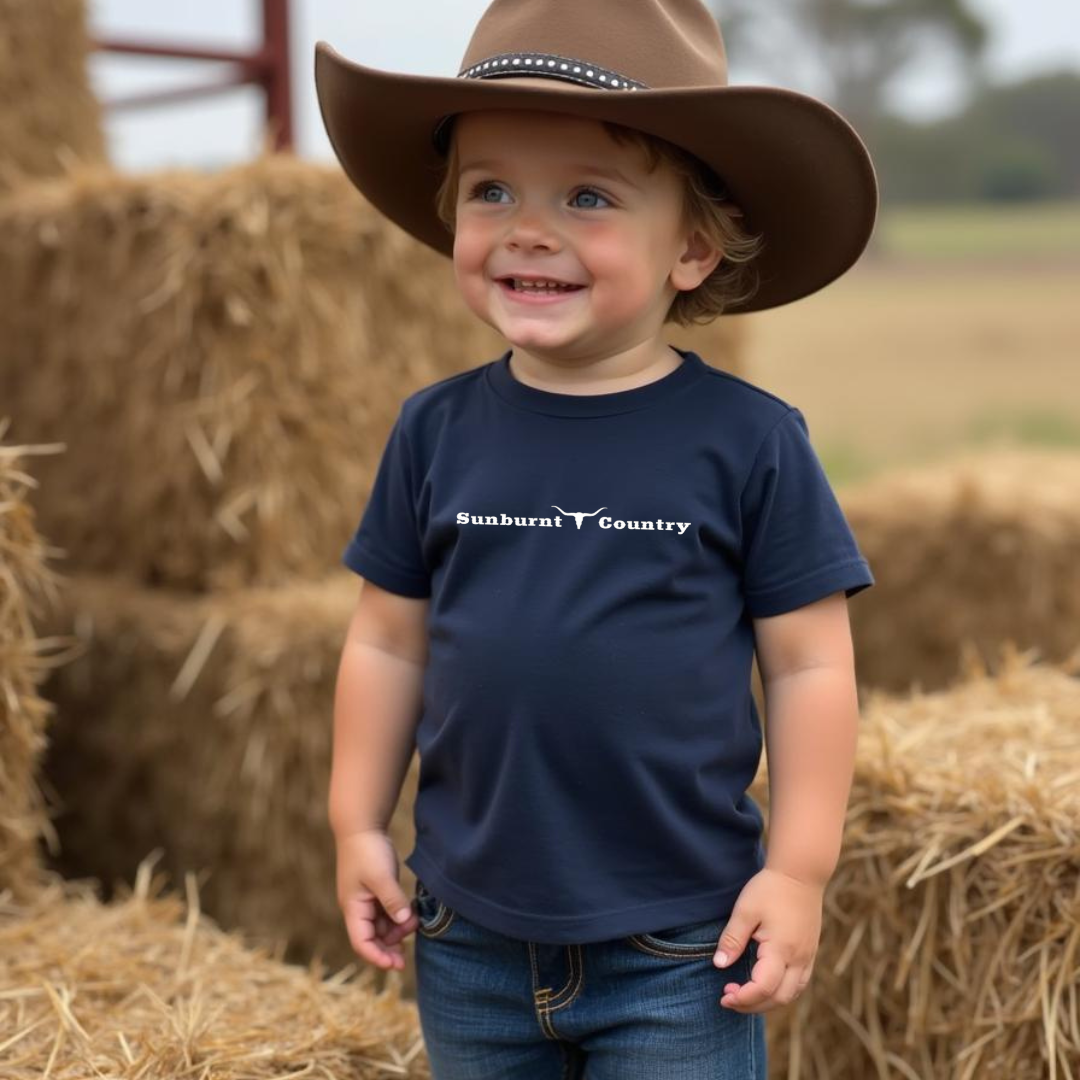 Sunburnt Country Clothing Kids Can’t Be Tamed T-Shirt | Australian Country Kids Wear