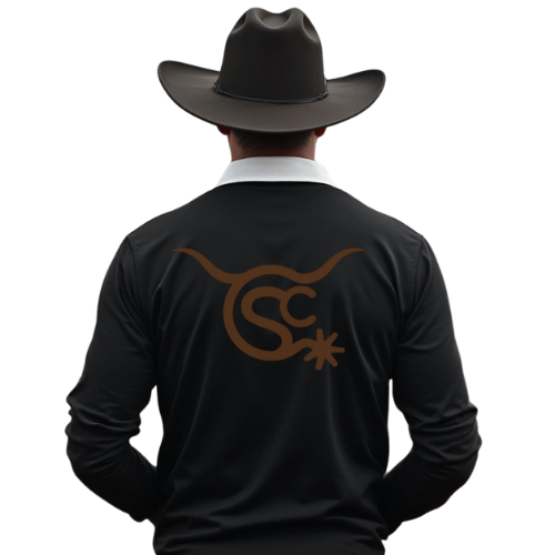 Sunburnt Country Clothing - Men's Rugby Jumper - The Stockyard - Brown Logo