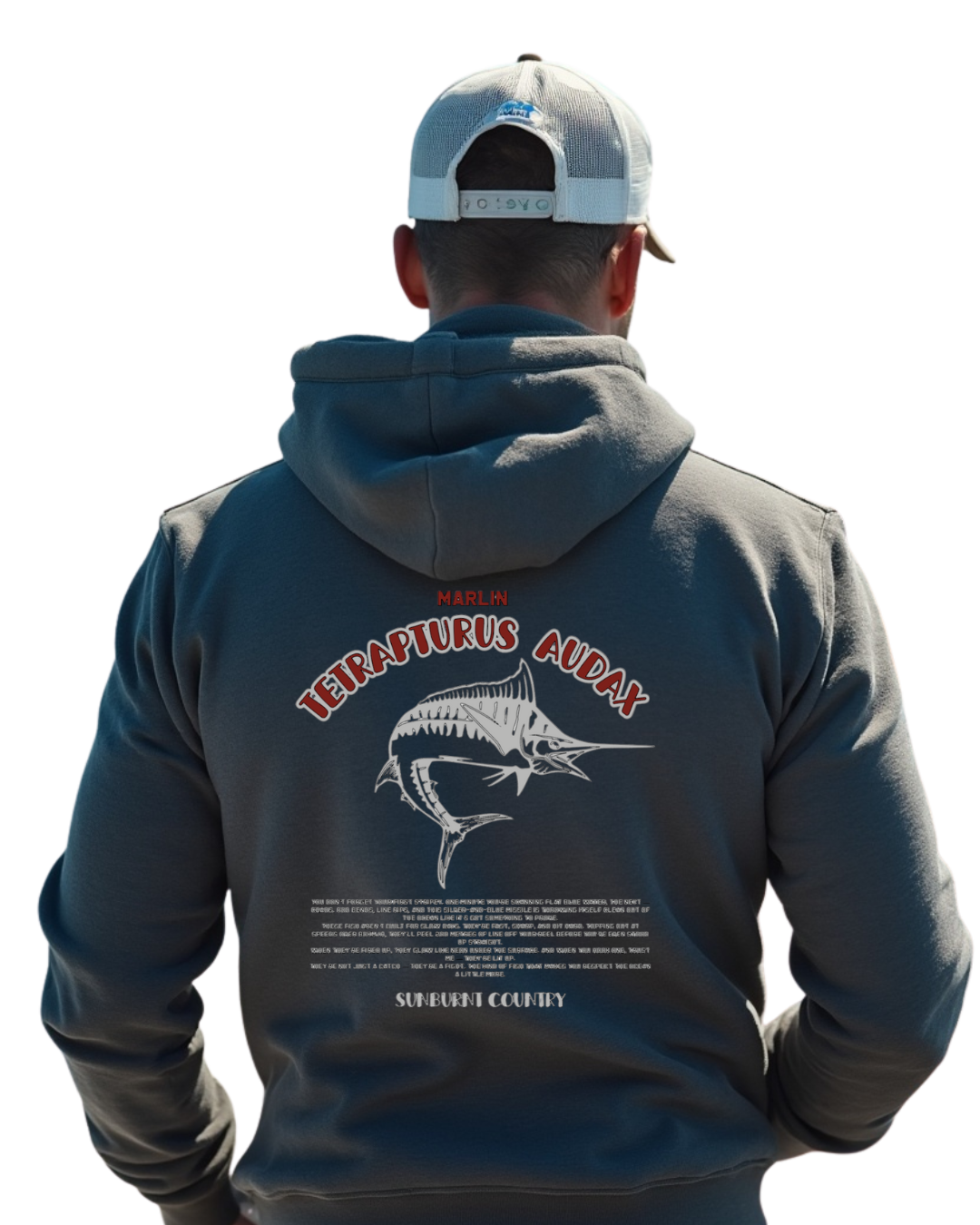 Sunburnt Country Clothing - Hoodie - Fishing - Marlin – Tetrapturus Audax