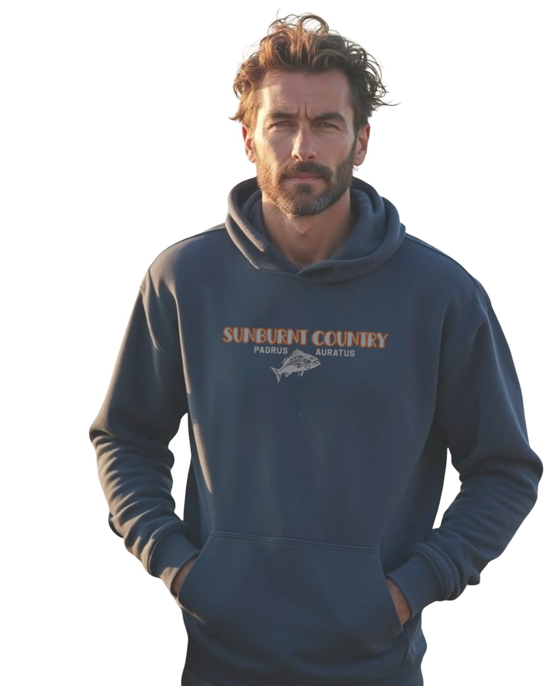Sunburnt Country Clothing - Hoodie - Fishing - Snapper – Pagrus Auratus