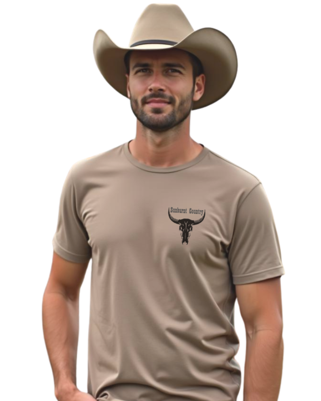 Sunburnt Country Clothing Men's Tee - Gone Country - Wild Bull