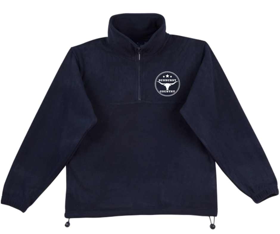 Sunburnt Country Polar Fleece - 'The Jackaroo' - Navy