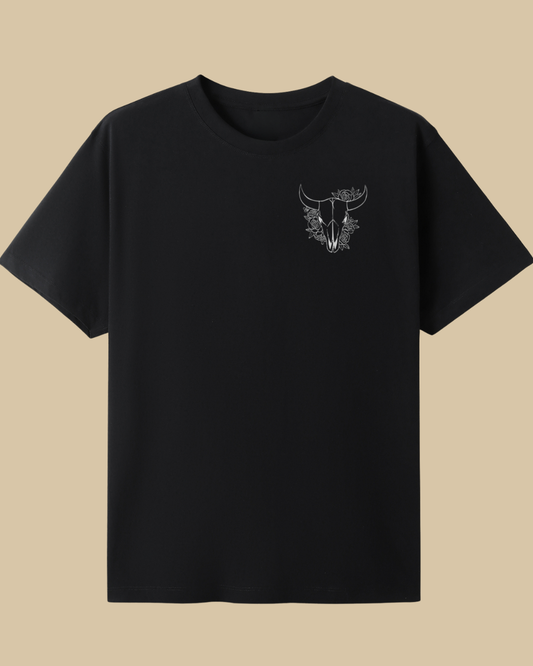 Sunburnt Country Clothing – Bloomin Skull | Ladies Country T-Shirt Australia