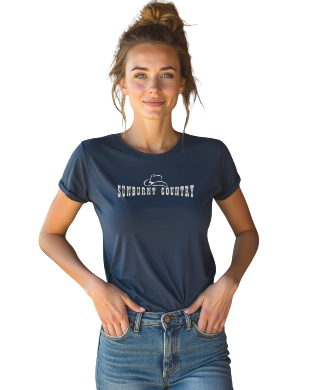 Sunburnt Country Clothing - Ladies Tee- Cowgirlin