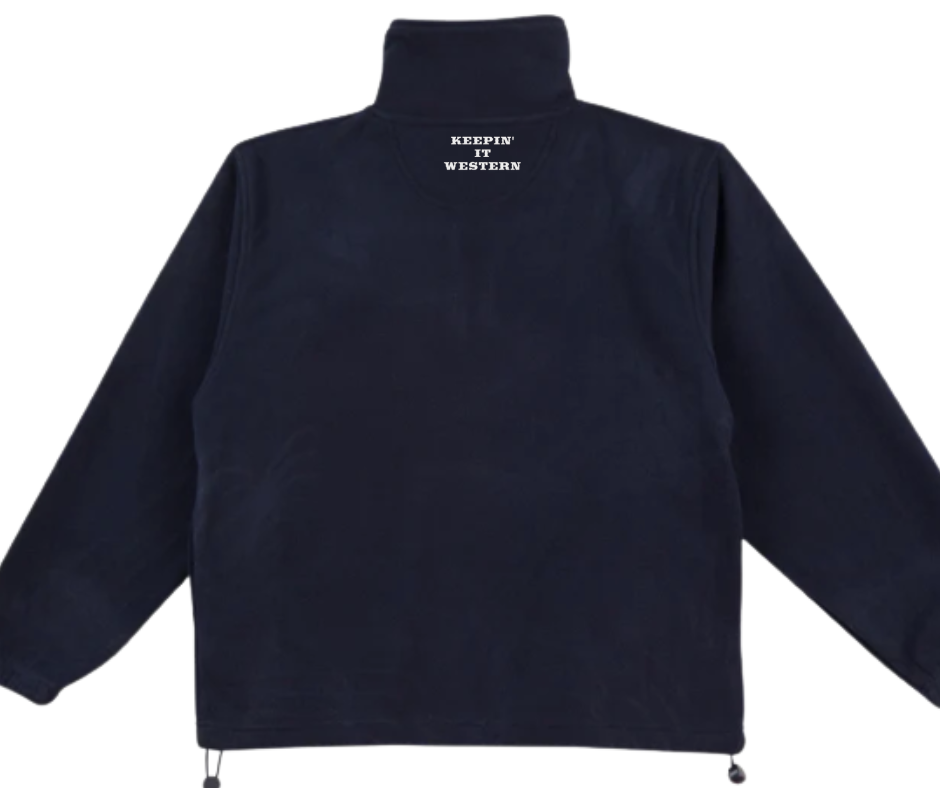 Sunburnt Country Polar Fleece - 'The Jackaroo' - Navy