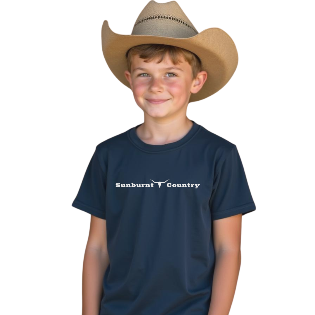 Sunburnt Country Clothing - Childrens Tee - Can't be tamed - Sizes 8 - 16