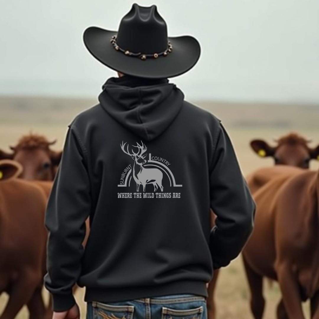 Sunburnt Country Clothing - Where the wild things are | Country Hoodie Australia