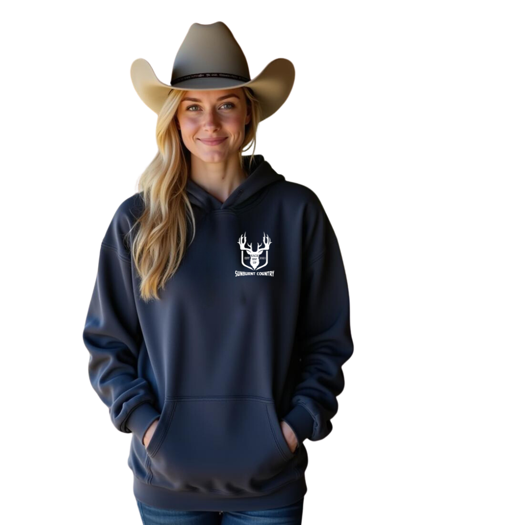 Sunburnt Country Clothing - Hoodie - Rack em' Up - Ladies