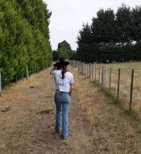 Sunburnt Country Clothing - Ladies Crop Tee - Don't Be Like the Rest of them Darlin'