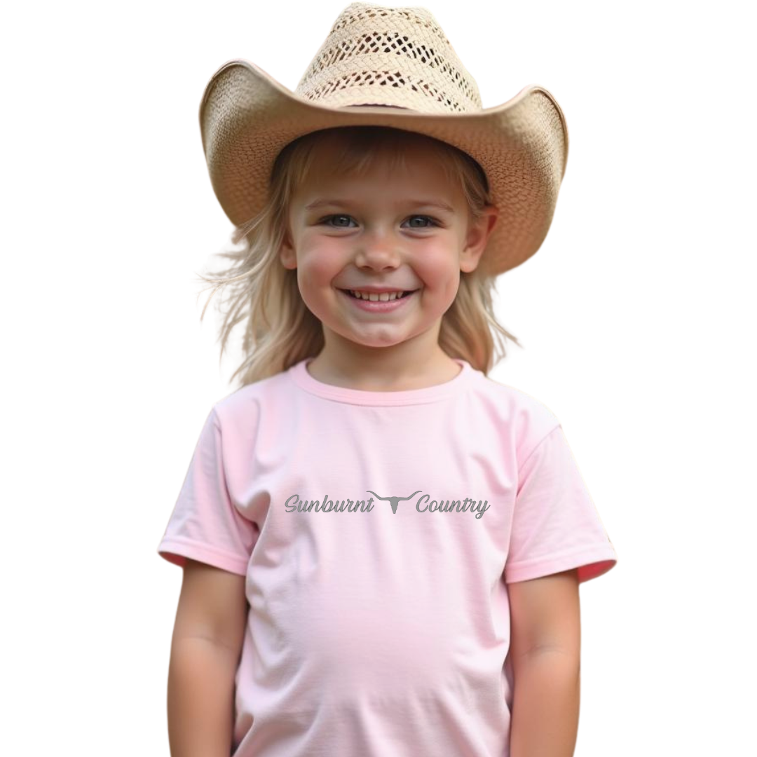 Sunburnt Country Clothing - Childrens Tee - Leave her wild - Sizes 00 - 6
