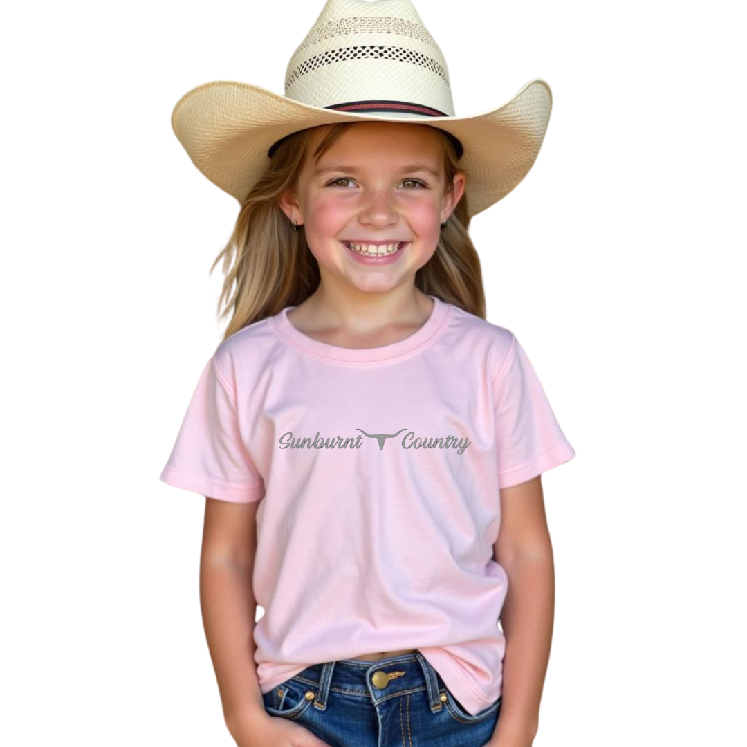 Sunburnt Country Clothing - Childrens Tee - Leave her wild - Sizes 8 - 16 