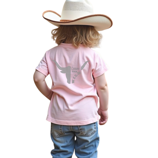 Sunburnt Country Clothing - Childrens Tee - Leave her wild - Sizes 00 - 6