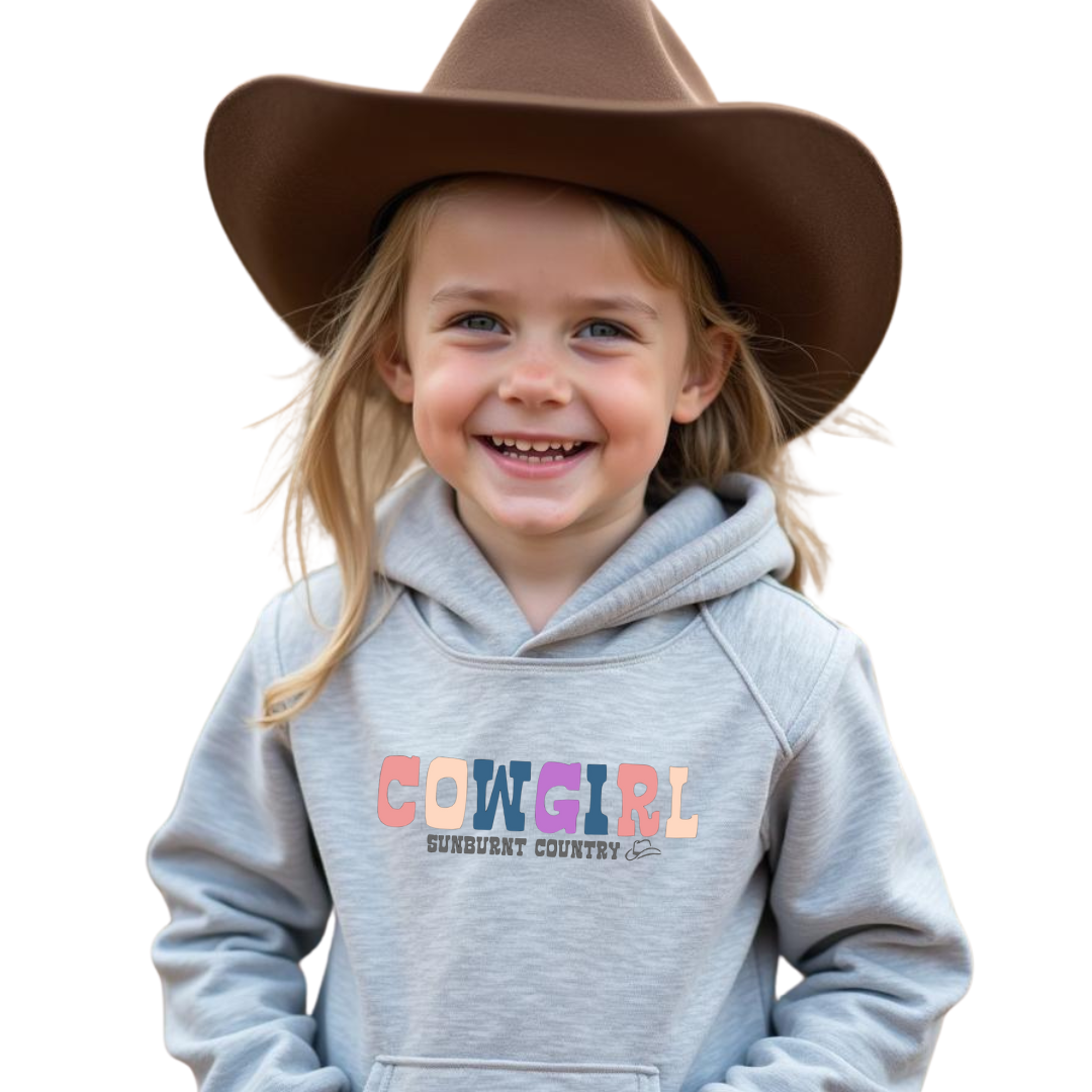 Sunburnt Country Clothing - Baby/Toddler Hoodie - Cowgirl