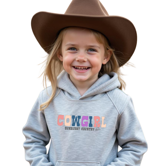 Sunburnt Country Clothing - Baby/Toddler Hoodie - Cowgirl