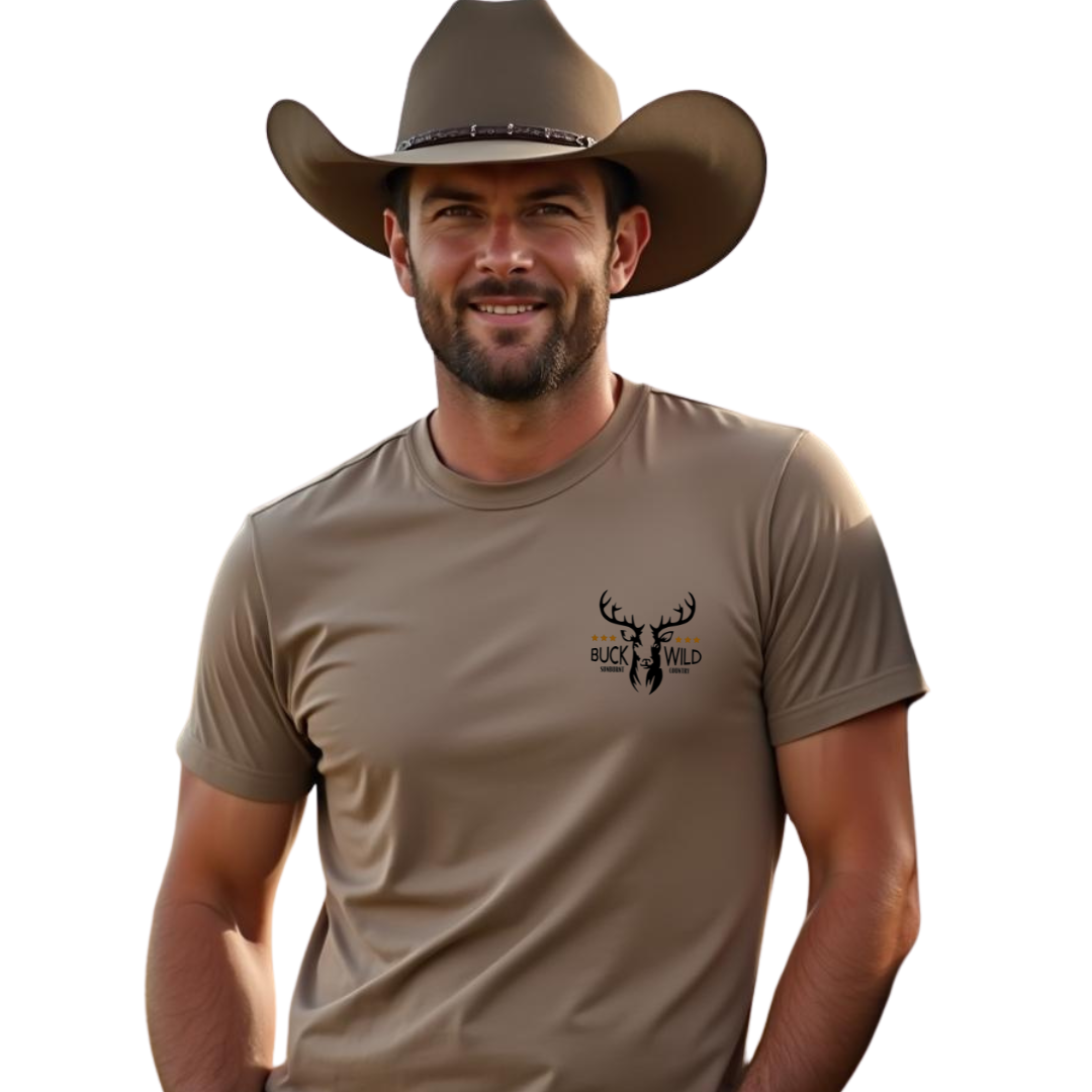 Sunburnt Country Clothing - Men's Tee - Buck Wild