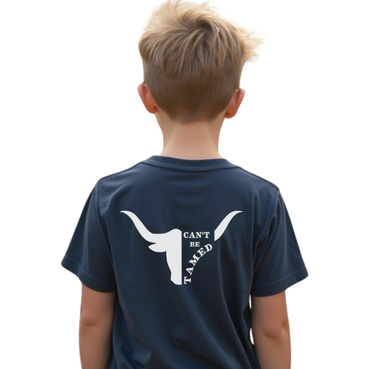 Sunburnt Country Clothing - Childrens Tee - Can't be tamed - Sizes 8 - 16 