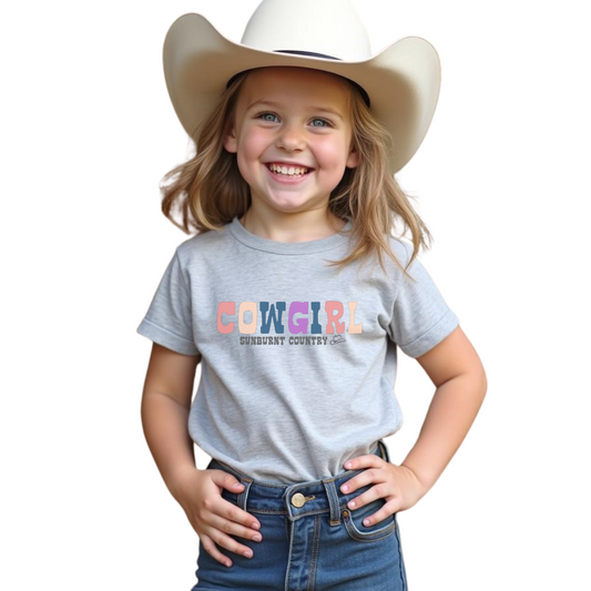 Sunburnt Country Clothing - Childrens Tee - Cowgirl