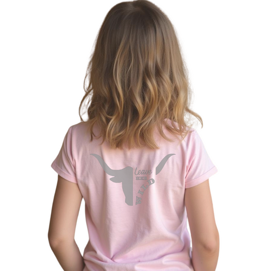 Sunburnt Country Clothing - Childrens Tee - Leave her wild - Sizes 8 - 16 