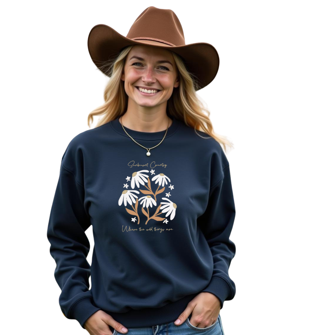 Sunburnt Country Clothing - Crewneck - Bunch of Daisies