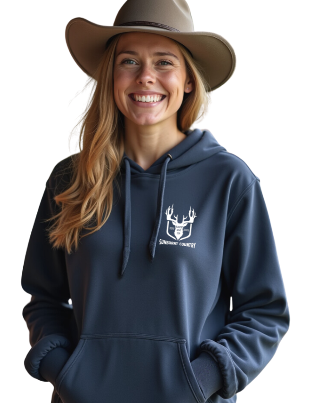 Sunburnt Country Clothing - Hoodie - Hunting - Rack em' Up - Ladies