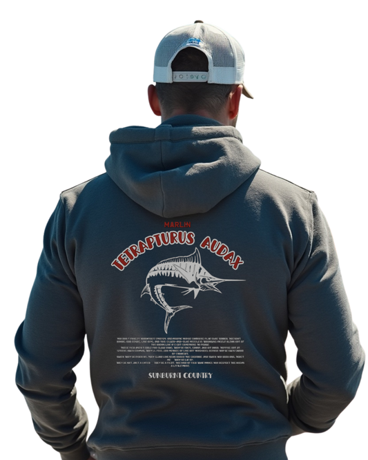 Sunburnt Country Clothing - Hoodie - Fishing - Marlin – Tetrapturus Audax