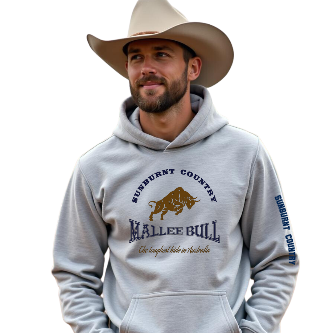 Sunburnt Country Clothing - Hoodie - Mallee Bull