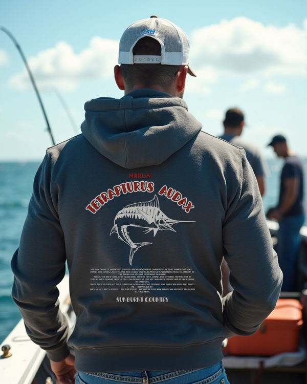 Sunburnt Country Clothing - - Hoodie - Fishing - Marlin – Tetrapturus Audax