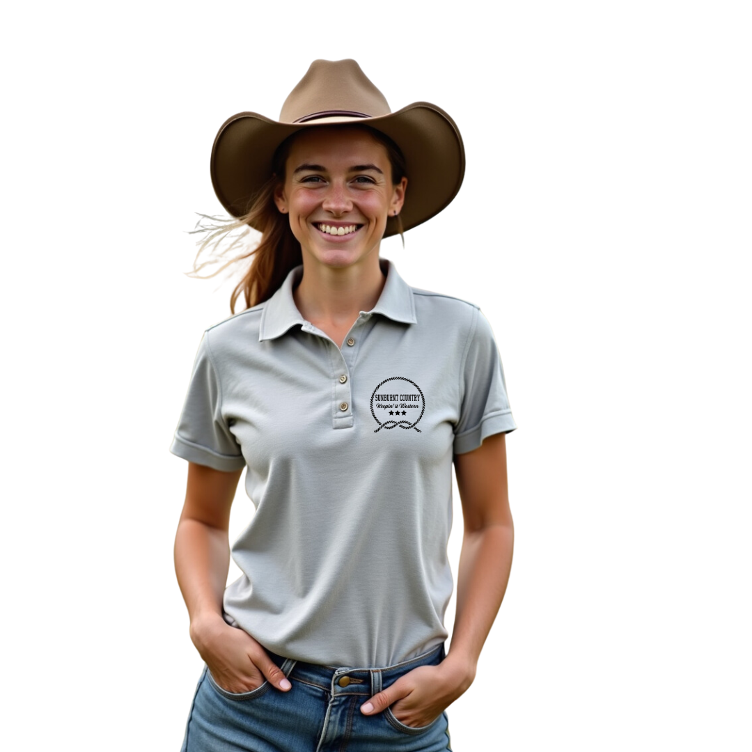 Sunburnt Country Clothing - Ladies Polo Shirt - The Lasso