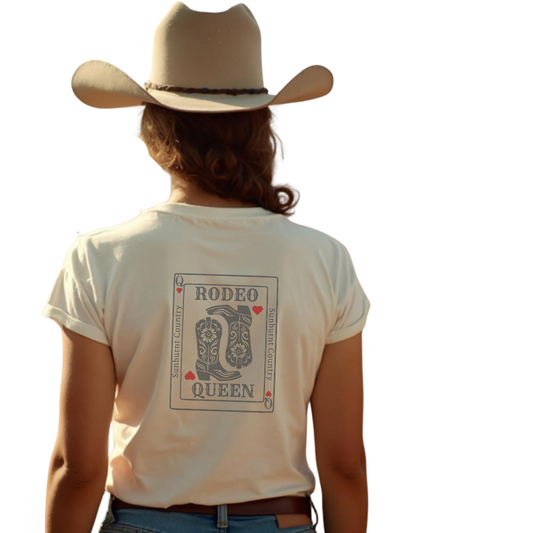 Sunburnt Country Clothing - Ladies Tee- Rodeo Queen