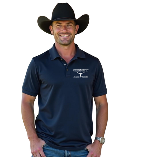 Sunburnt Country Clothing - Men's Polo Shirt - The Longhorn