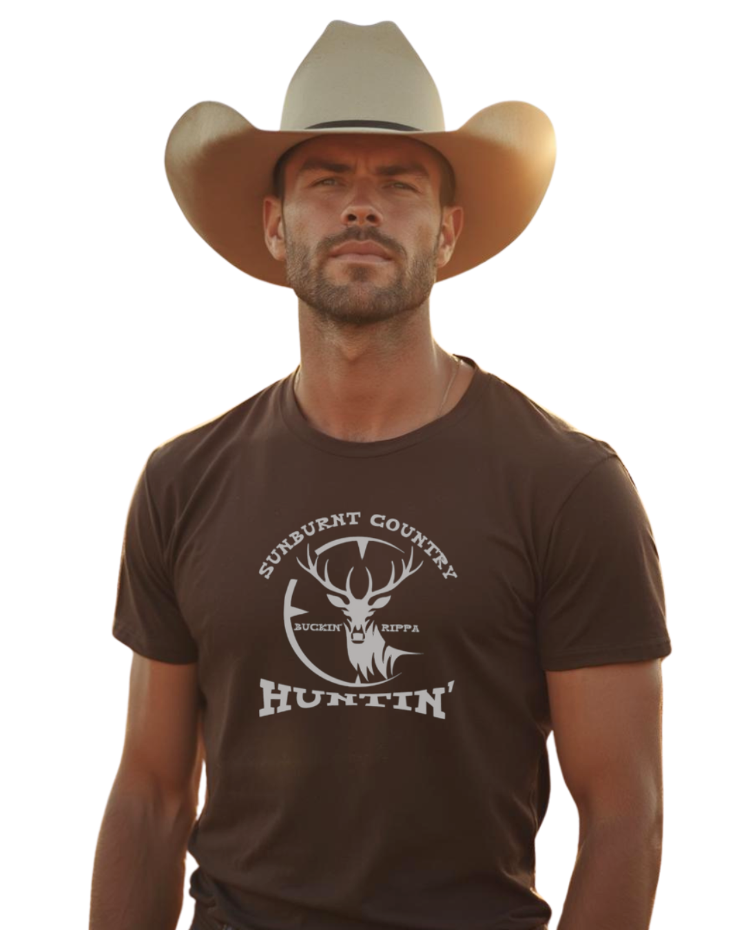 Sunburnt Country Clothing - Mens Tee - Buckin' Rippa