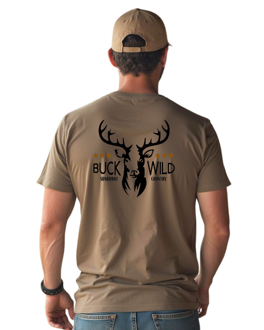 Sunburnt Country Clothing - Men's Tee - Buck Wild