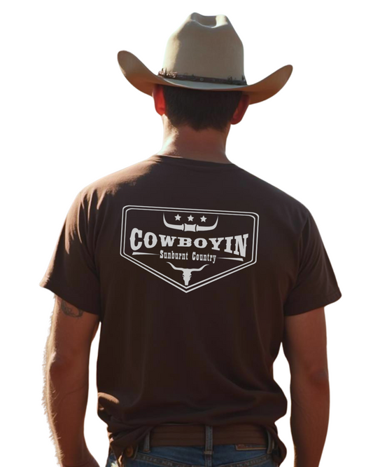 Sunburnt Country Clothing - Men's Tee - Cowboyin