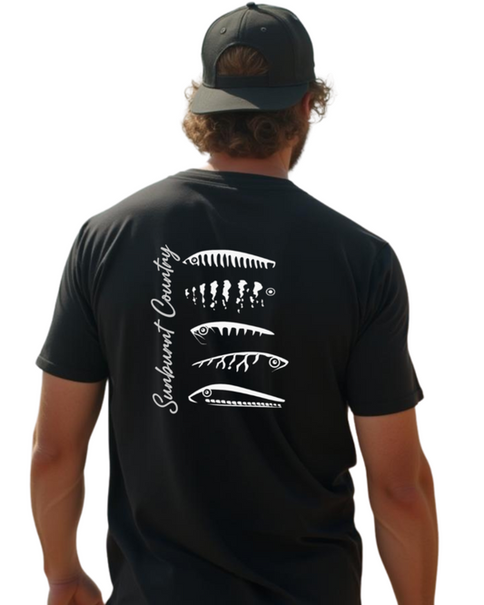 Sunburnt Country Clothing - Men's Tee - Fishing - Lure Legends