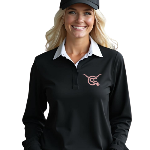 Sunburnt Country Clothing - Rugby Jumper - The Stockyard - Pink Logo