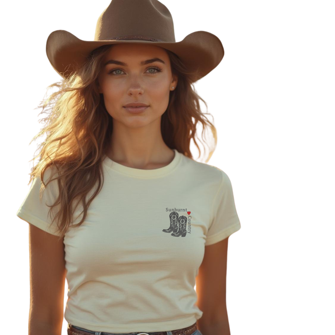 Sunburnt Country Clothing - Ladies Tee- Rodeo Queen