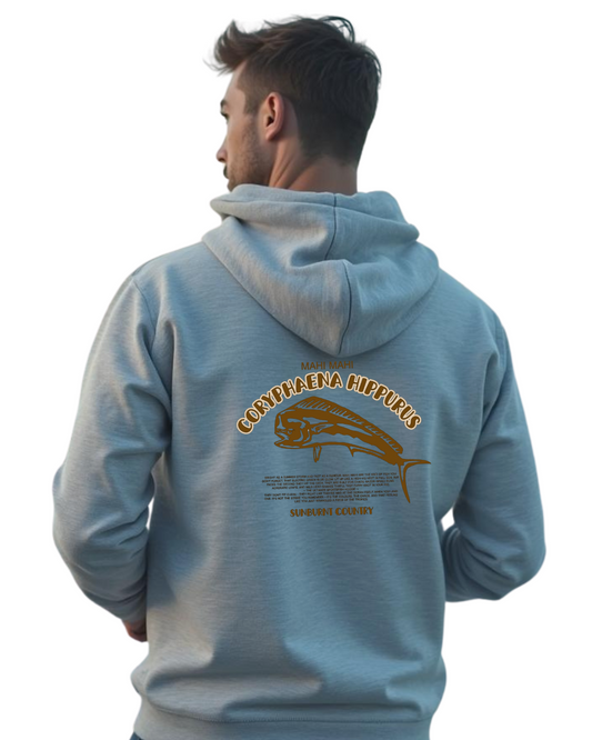 Sunburnt Country Clothing - Hoodie - Fishing - Mahi Mahi – Coryphaena Hippurus