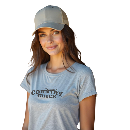 Sunburnt Country Clothing Ladies Tee - Country Chick