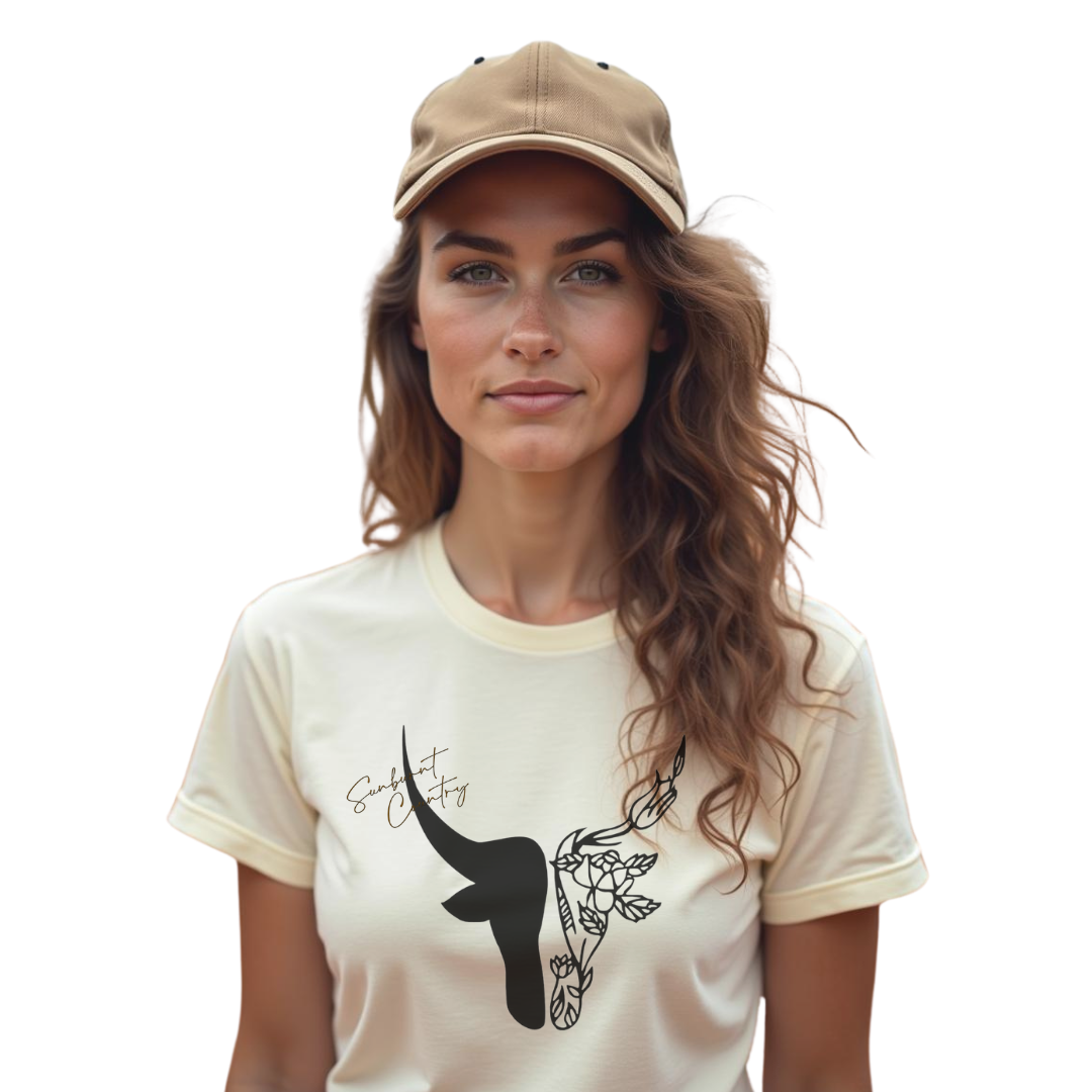 Sunburnt Country Clothing Ladies Tee - The Daisy