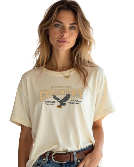 Sunburnt Country Clothing - Ladies Tee - Country Spirit