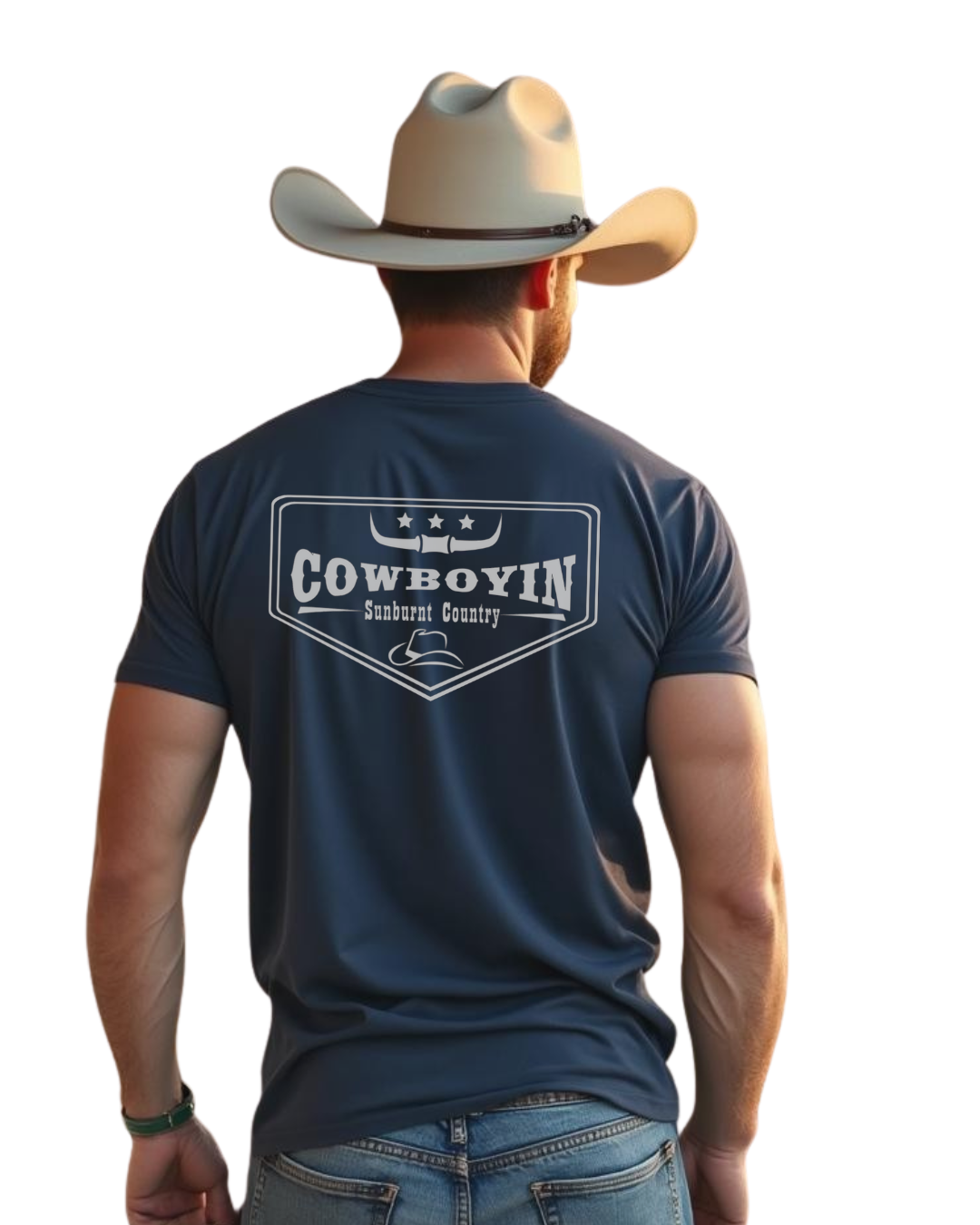 Sunburnt Country Clothing - Men's Tee - Cowboyin