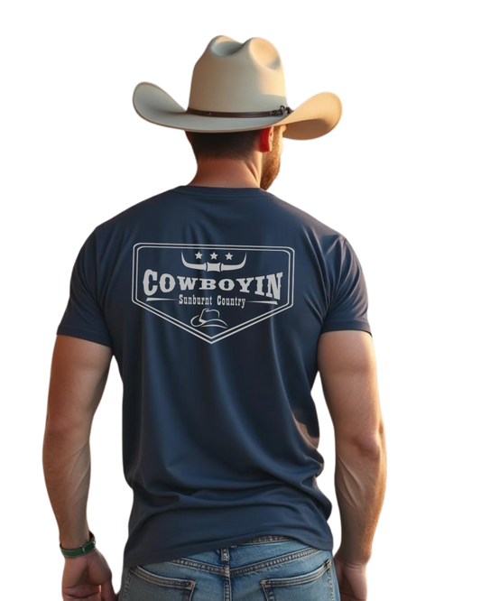 Sunburnt Country Clothing - Men's Tee - Cowboyin