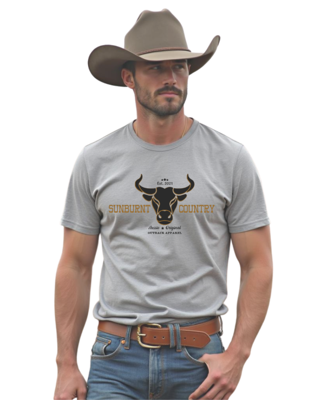 Sunburnt Country Clothing Men's Tee - No Bull
