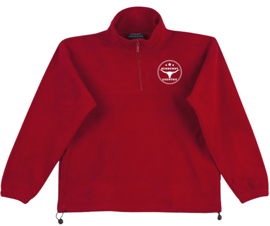 Sunburnt Country Polar Fleece - 'The Jackaroo' - Cherry Red