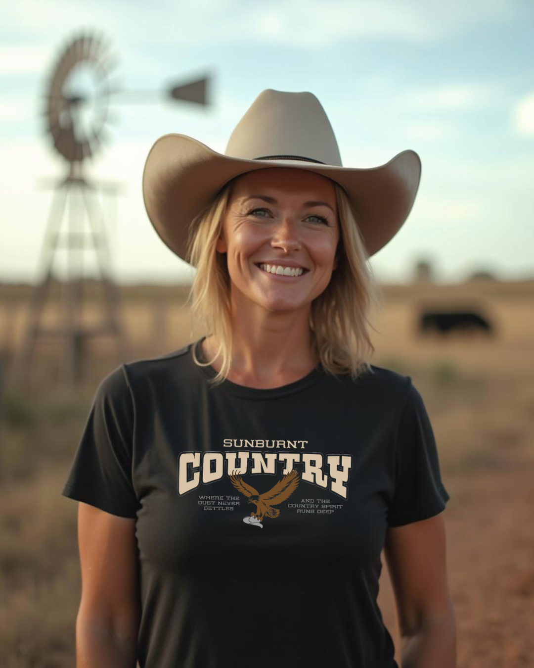 Sunburnt Country Clothing – Country Spirit | Ladies Country T-Shirt Australia