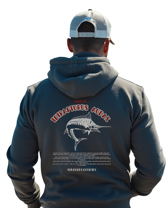 Sunburnt Country Clothing - Hoodie - Fishing - Marlin – Tetrapturus Audax