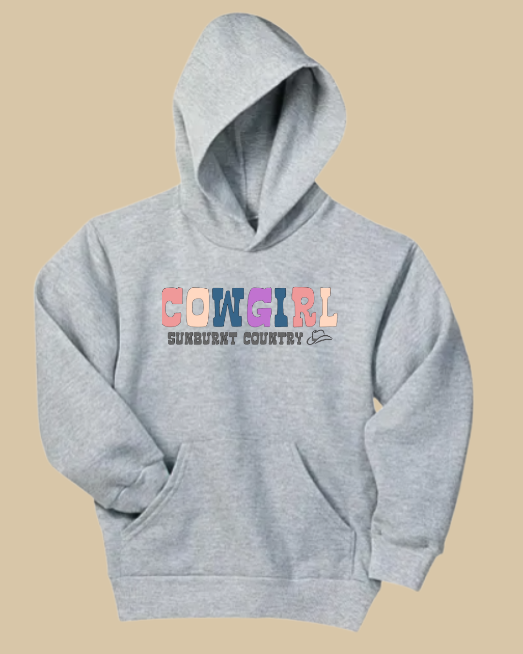 Sunburnt Country Clothing Kids Cowgirl Hoodie – Country Kids Wear