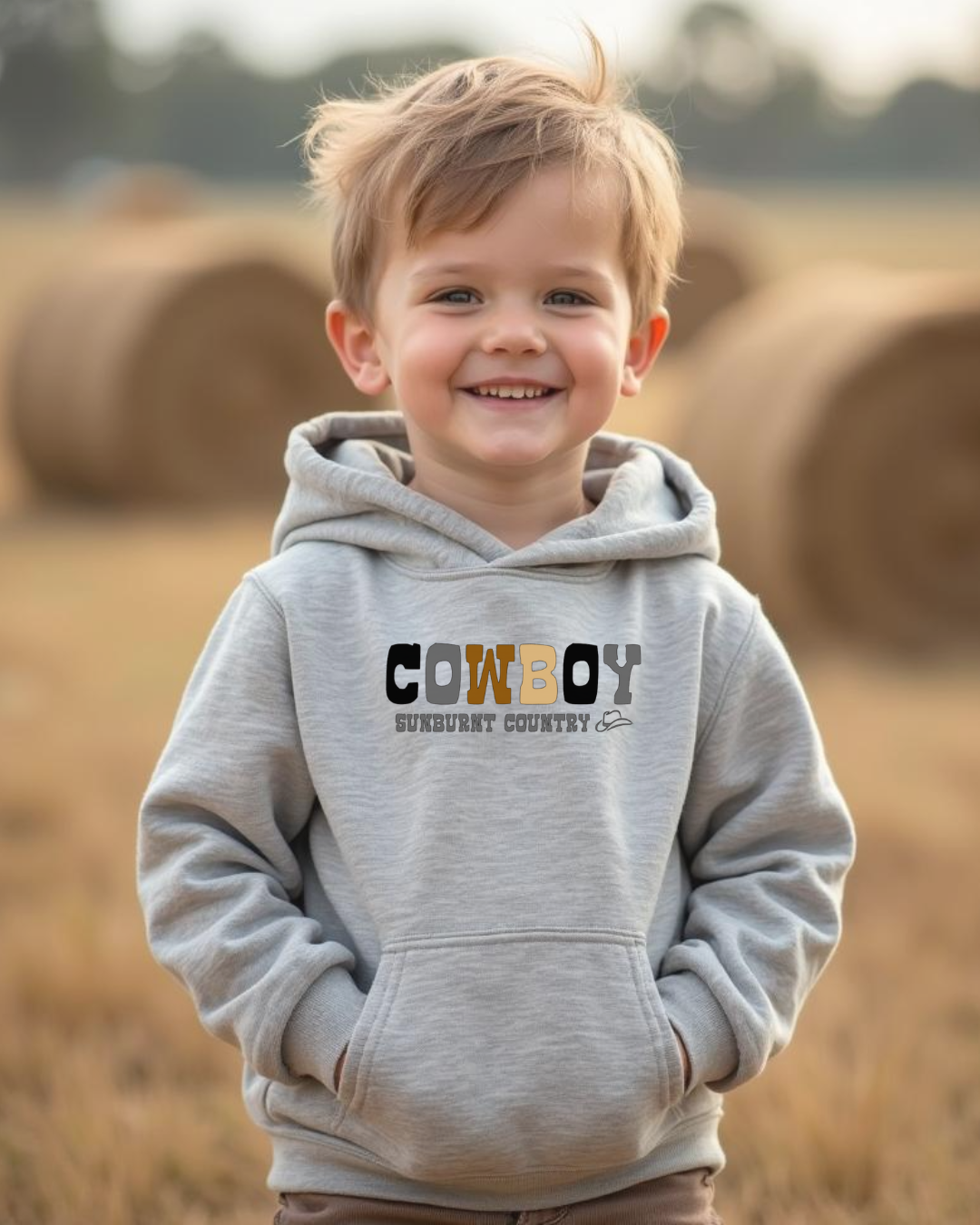 Sunburnt Country Clothing Kids Cowgirl Hoodie – Country Kids Wear