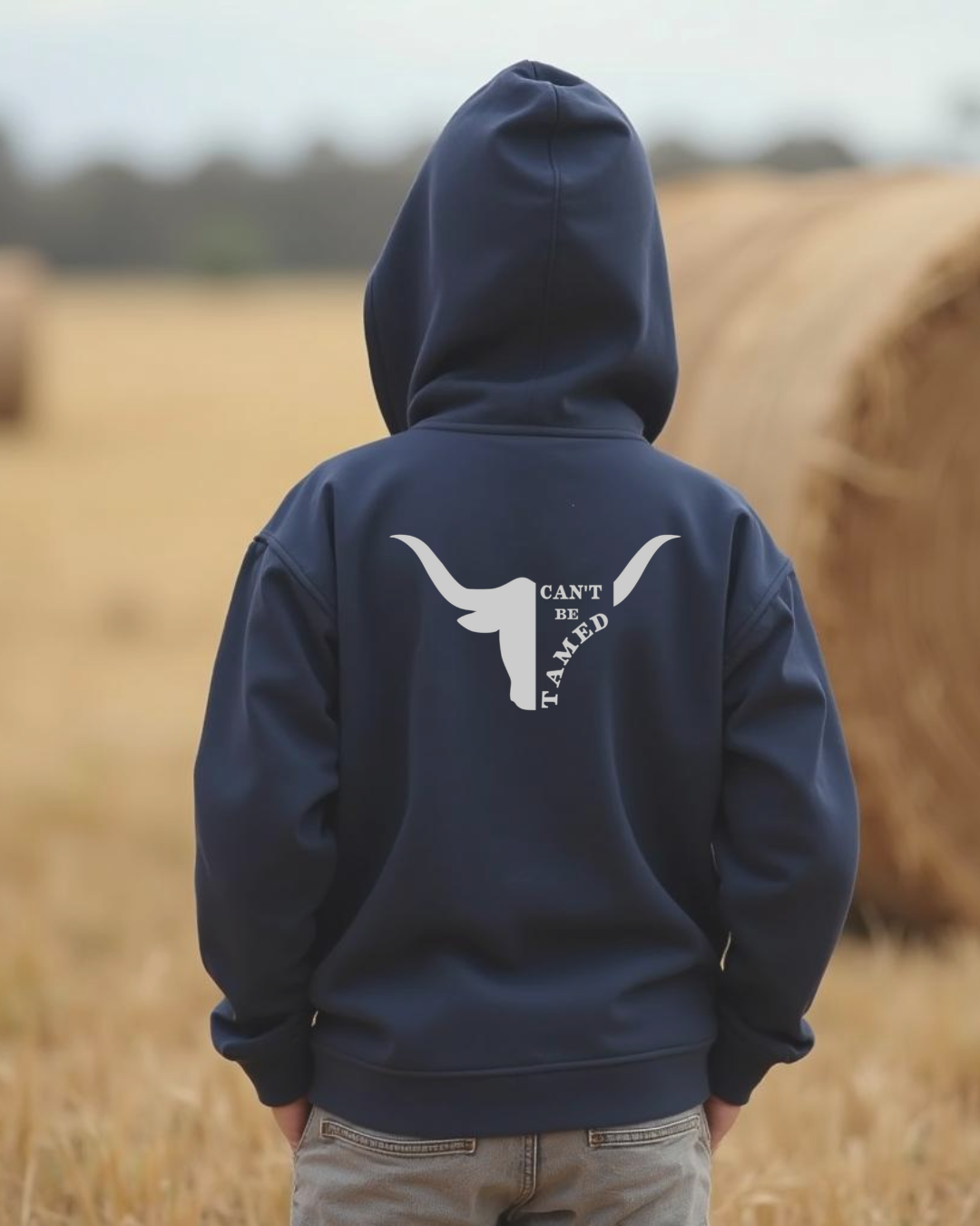 Sunburnt Country Clothing Kids Can’t Be Tamed Hoodie | Australian Country Kids Wear